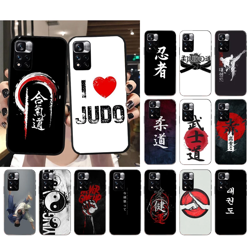 Taekwondo Judo Aikido Phone Case For Xiaomi Redmi note 13 12 Pro 11S 11 10 Pro 10S 12S Redmi 13 10 13C