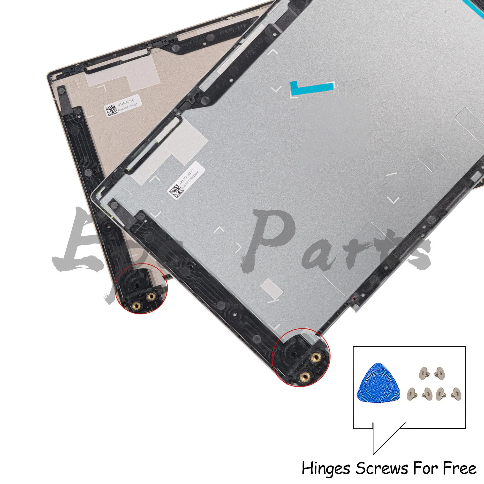 غطاء جديد ل ENVY X360 13-BD 13M-BD 13T-BD TPN-C152 M76736-001 M15276-001 LCD الغطاء الخلفي الغطاء الخلفي الفضة/الذهب 13.3 بوصة
