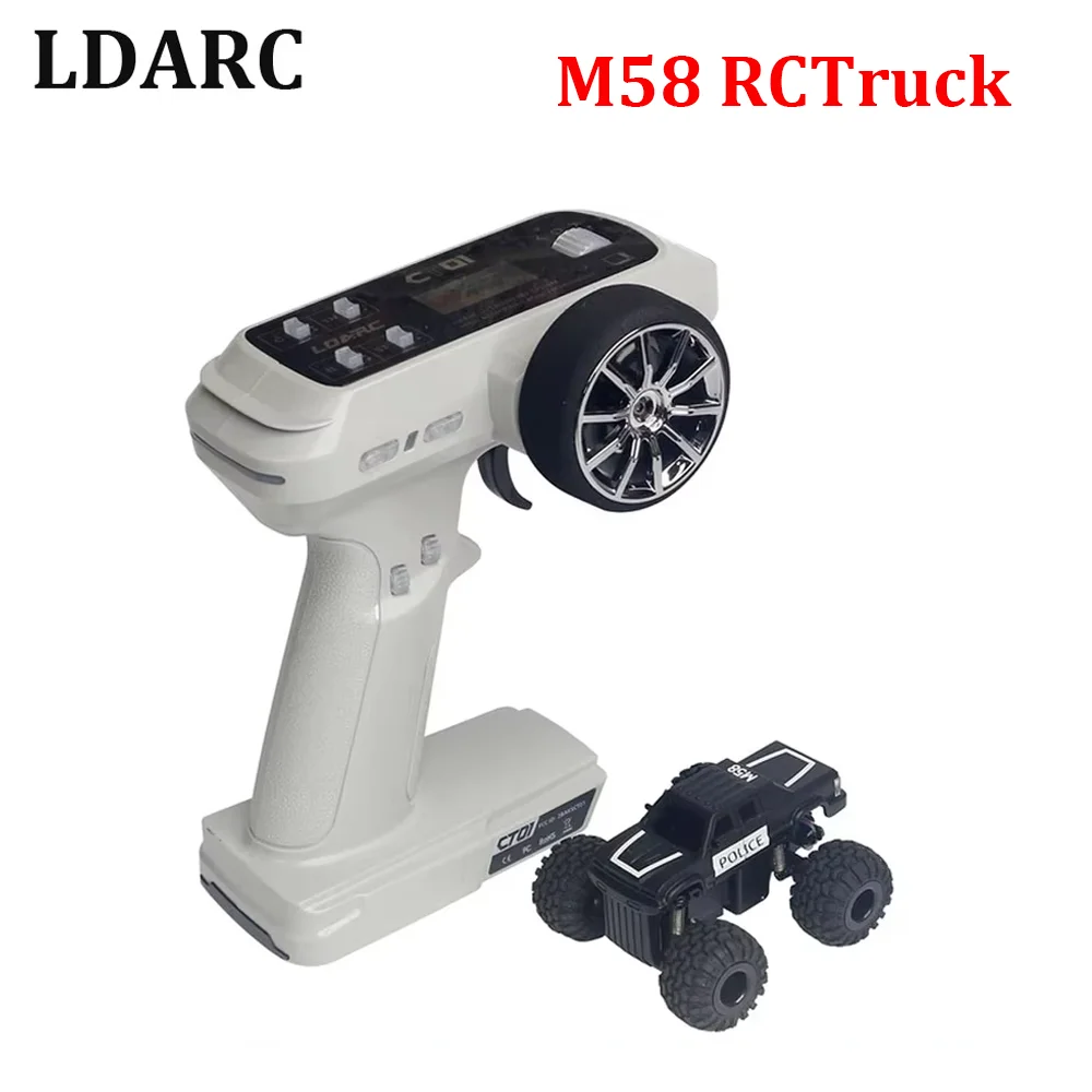 

LDARC M58 RC Truck RTR 2.4GHz 1/58 MINI Mirco RC Electric Remote Control Model Car Adult Children's Tabletop Toys