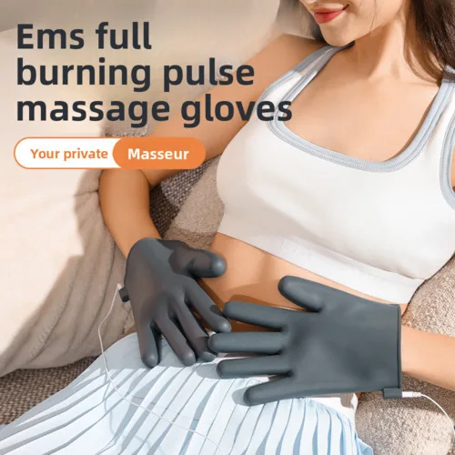 

Portable Electronic Lymph Drainage Whole Body Cellulite Burner Deep Muscular Stimulator EMS Glove Massager