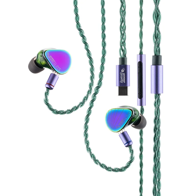 MOONDROP RAYS Gaming-Kopfhörer Gravity USB-C DSP Spiele-Soundkarte Professionelle Gaming-IEMs mit Profi-Spielern Abgestimmt 3