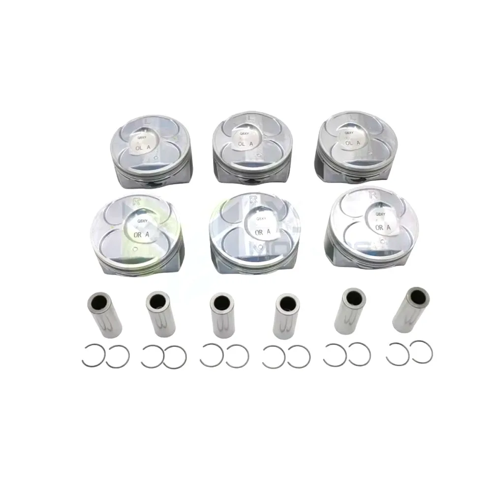 Engine Piston Set Ring 23041-3CEA0 23041-3CEB0 G6DG 3.0L L/R for Hyundai LAMBDA-II Genesis14 Rohens 07 Santa Fe HG STD 050