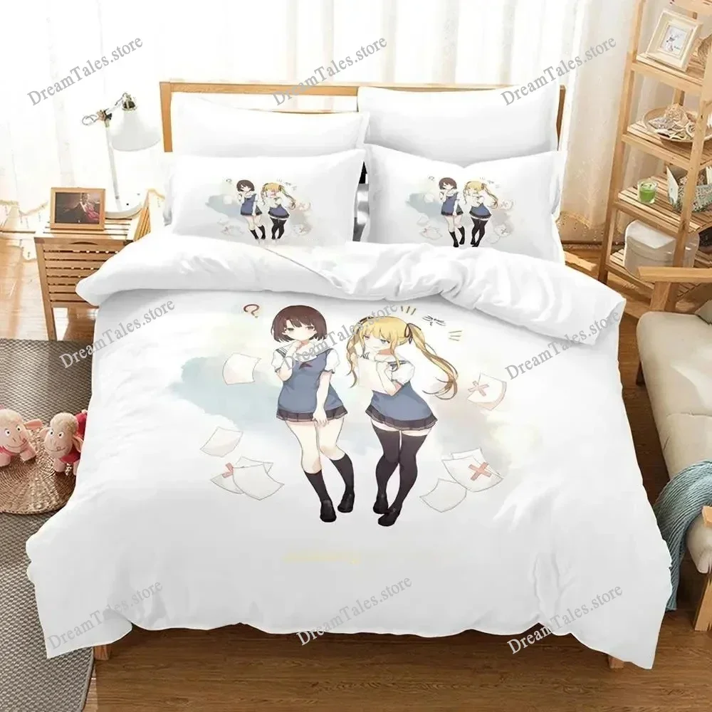 

Saekano How To Raise A Boring Girlfriend Bedding Set Cartoon Anime Set Adult Kid Bedroom Duvet Cover Sets 3D Print Kawaii Anime7