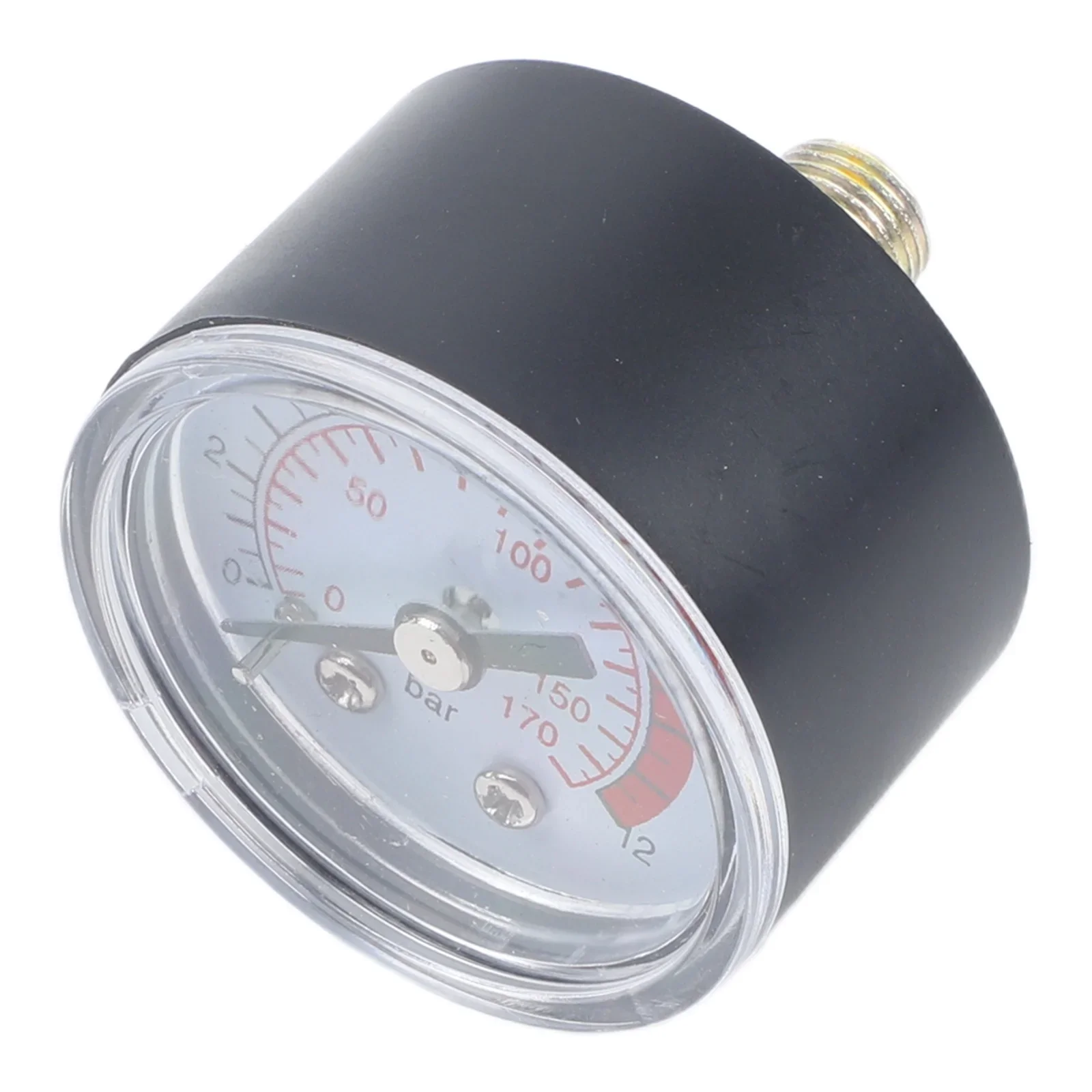 Bar PSI Product Name Compressor Gauge Reliable Connection Pneumatic Hydraulic White Pressure Range Product Name
