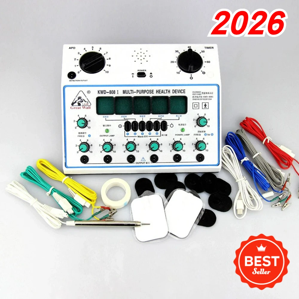 

НОВЫЙ электрический стимулятор акупунктуры KWD808-I Kwd808i 6-канальный выходной патч-массажер Электрический стимулятор нервов и мышц