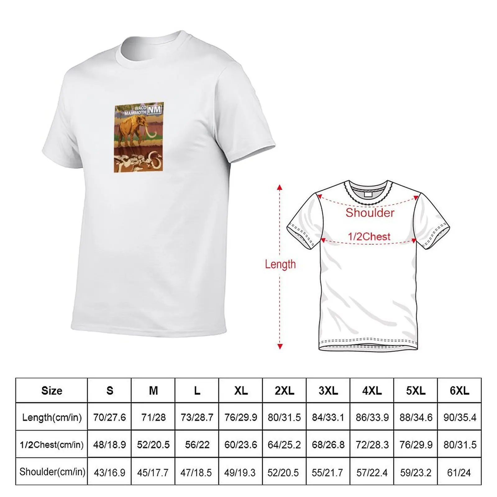 Waco Mammoth National Monument T-Shirt gifts for boyfriend Aesthetic clothing mens workout shirts