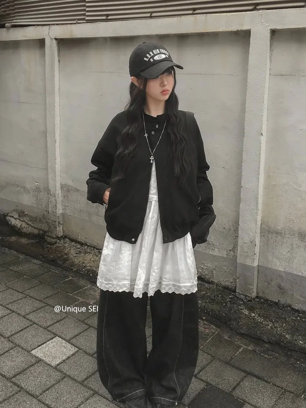 

Уникальная SEI корейская уличная винтажная замшевая молния мотоциклетная повседневная универсальная верхняя одежда Jaet ort женская мода