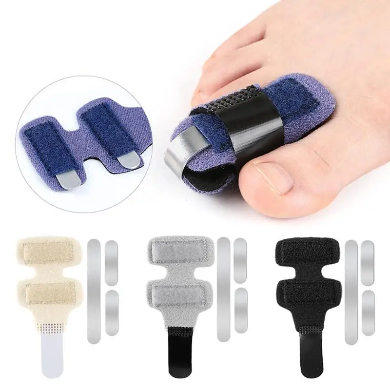 Hammer Toe and Broken Finger Corrector Adjustable Straightener Splint Wrap Comfortable Support for Pain Relief and Proper Toe A
