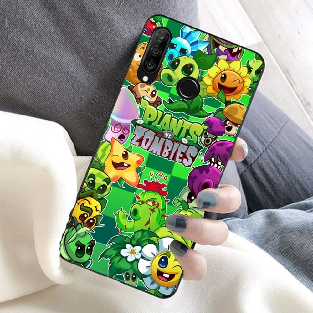 P-Plants Vs Z-Zombies Phone Case For Huawei Honor 10 lite 9 20 7A 9X 30 50 60 70 pro plus Soft Silicone Cover