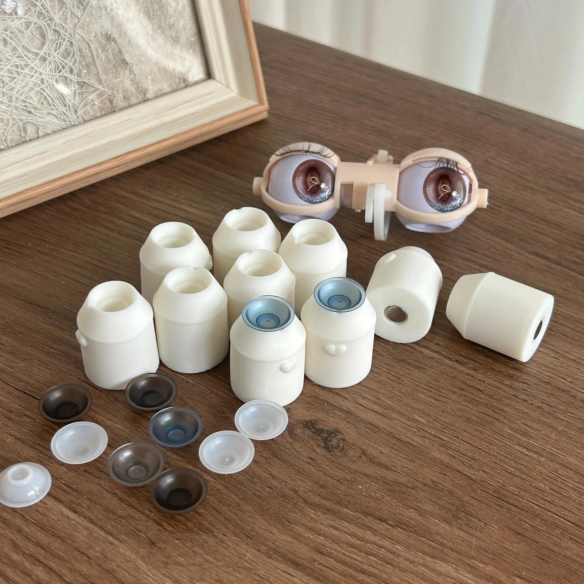 Blythe Eye Chip Base Holder, Handmade Eye Chip Base Stand, Blythe Accessories