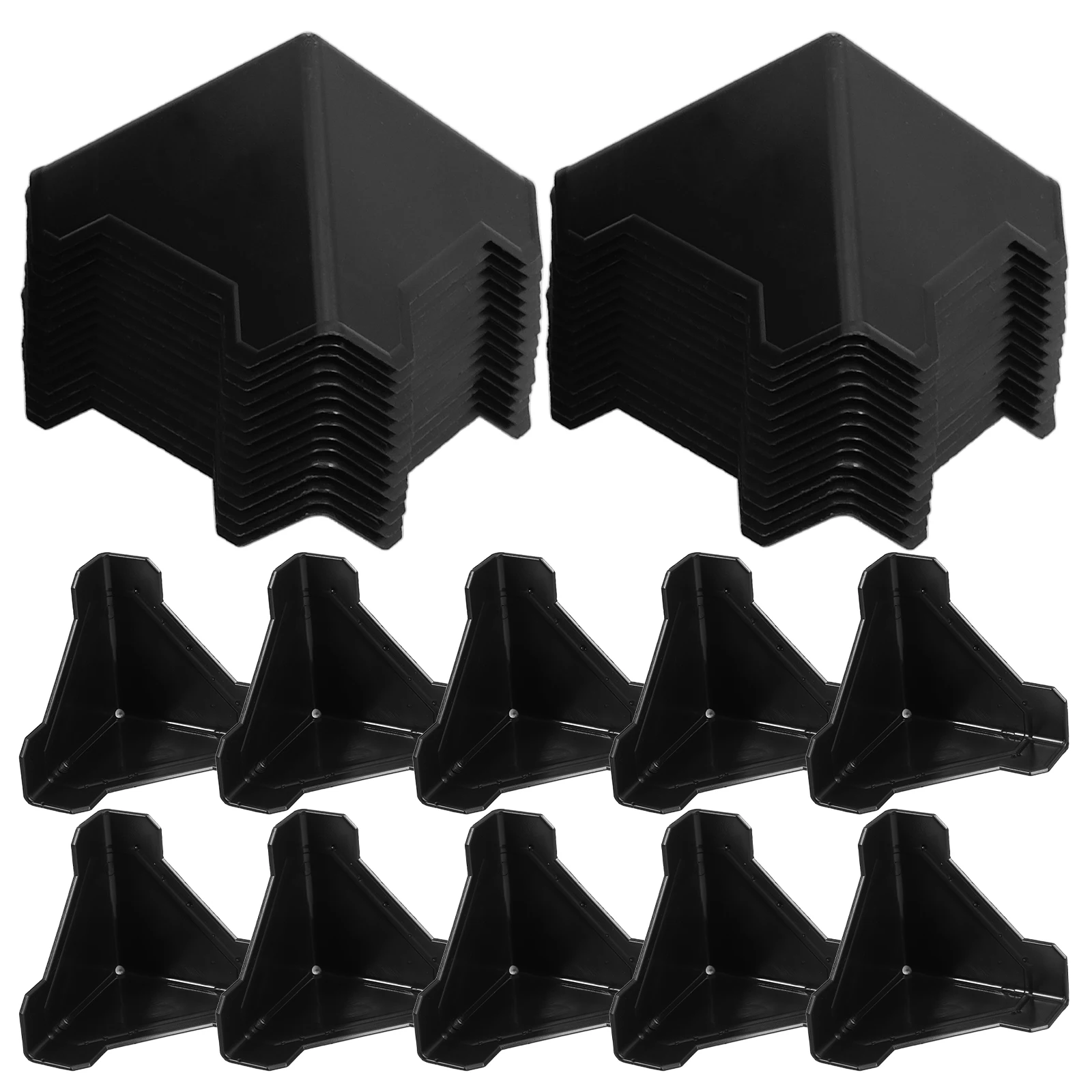 

100Pcs Small Plastic Corner Guard for Carton Packing Reliable Edge Protection for Furniture Safe Transport Solution