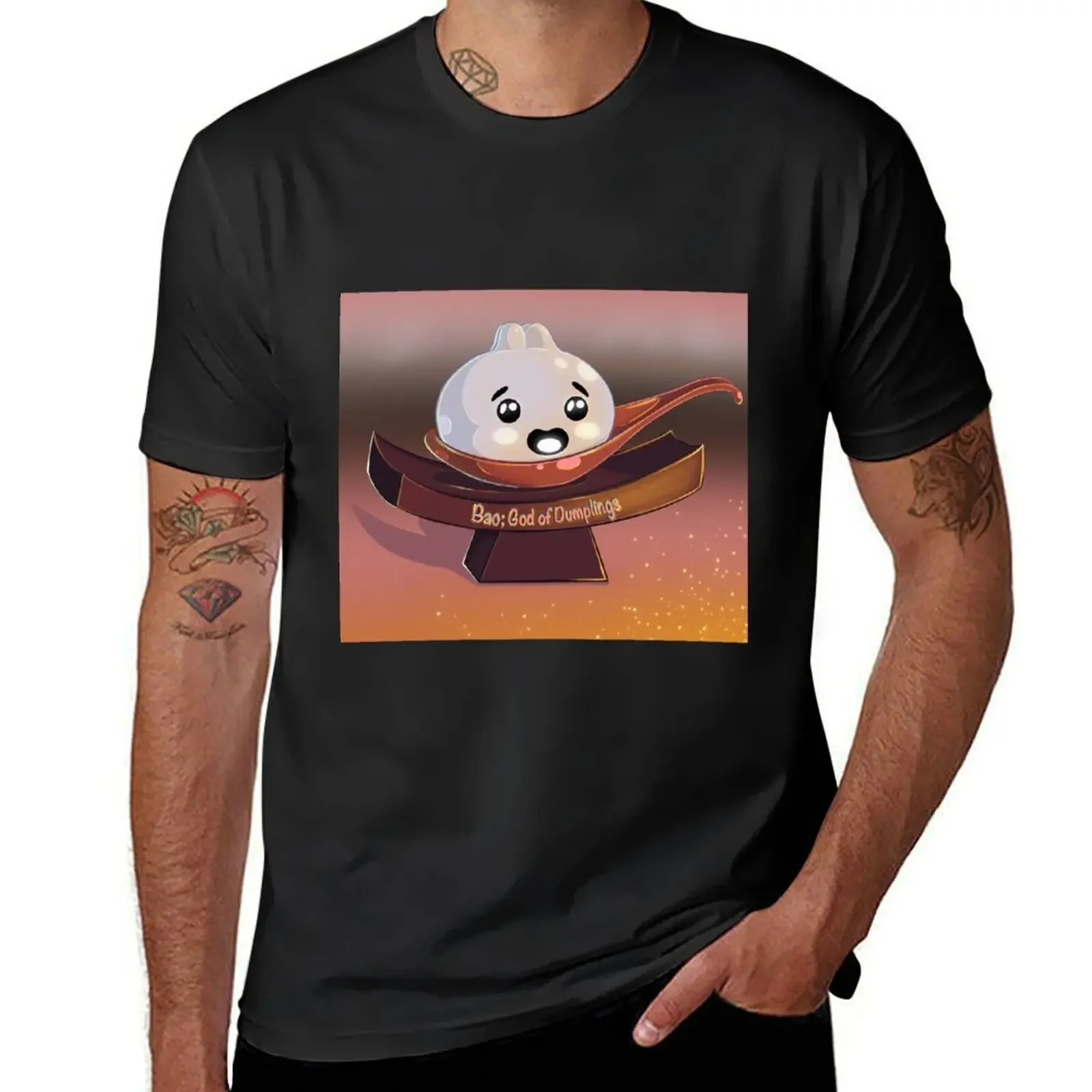 

Bao dumpling god T-Shirt anime figures Blouse Funny t-shirt shirts graphic tee mens t shirt graphic