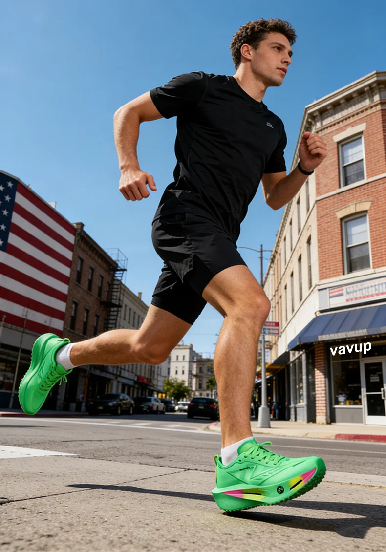 Men Running Shoes Carbon Board Marathon Speciality Sports Breathable Lightweight Women's Comfortable Athletic Chunta Sneakers image 6