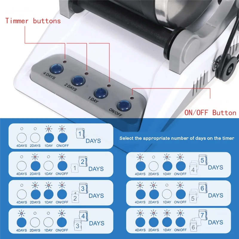 -ESTR Electric Gem Polishing Machine Fun Physics Science Experiment Set DIY Stone Polishing Machine Test Toy US Plug