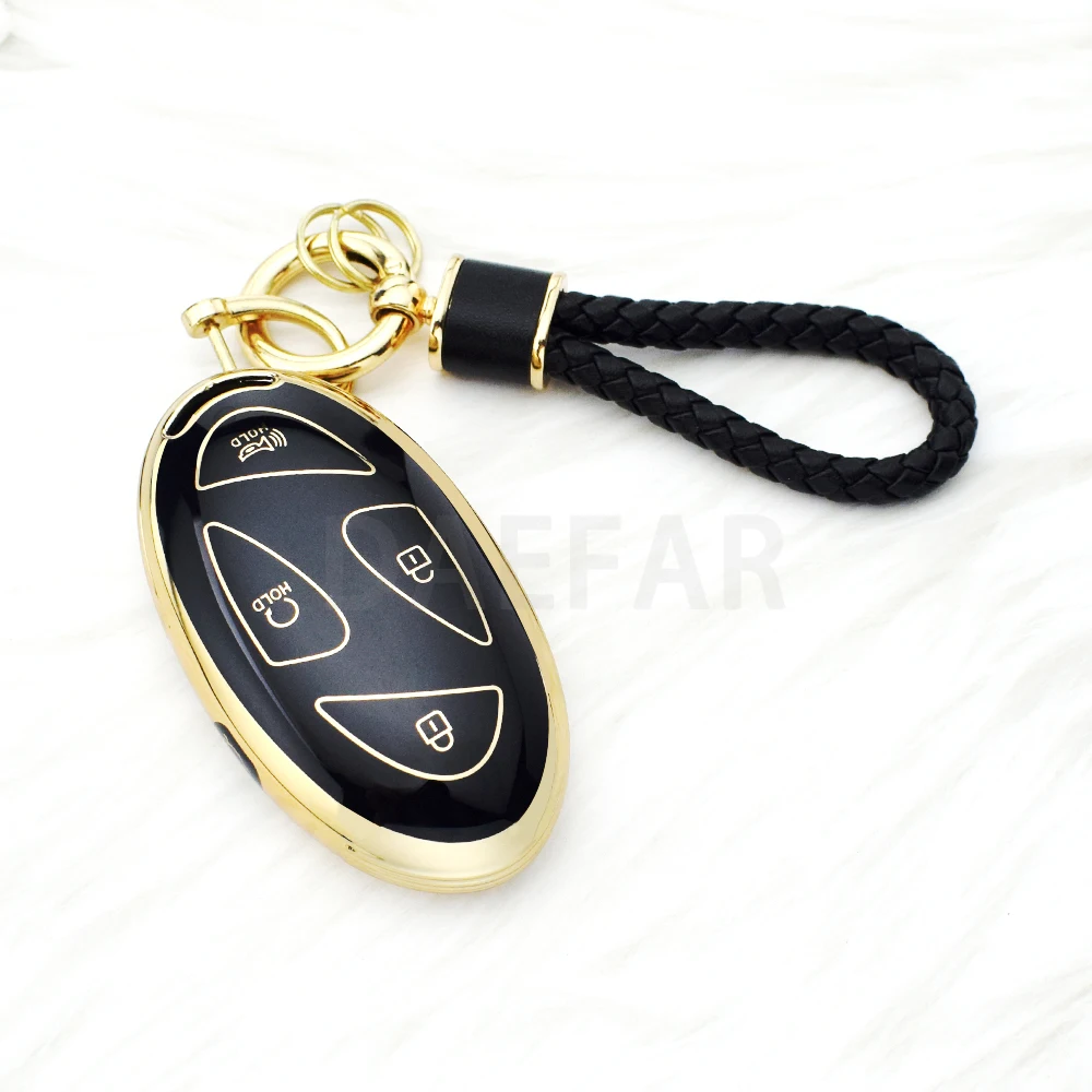 5 7 Buttons TPU Car Key Case Cover for Xiandai IONIQ 6 New Grand Prix GN7 Kona for Hyundai Protector Shell Fob Bag Accessories