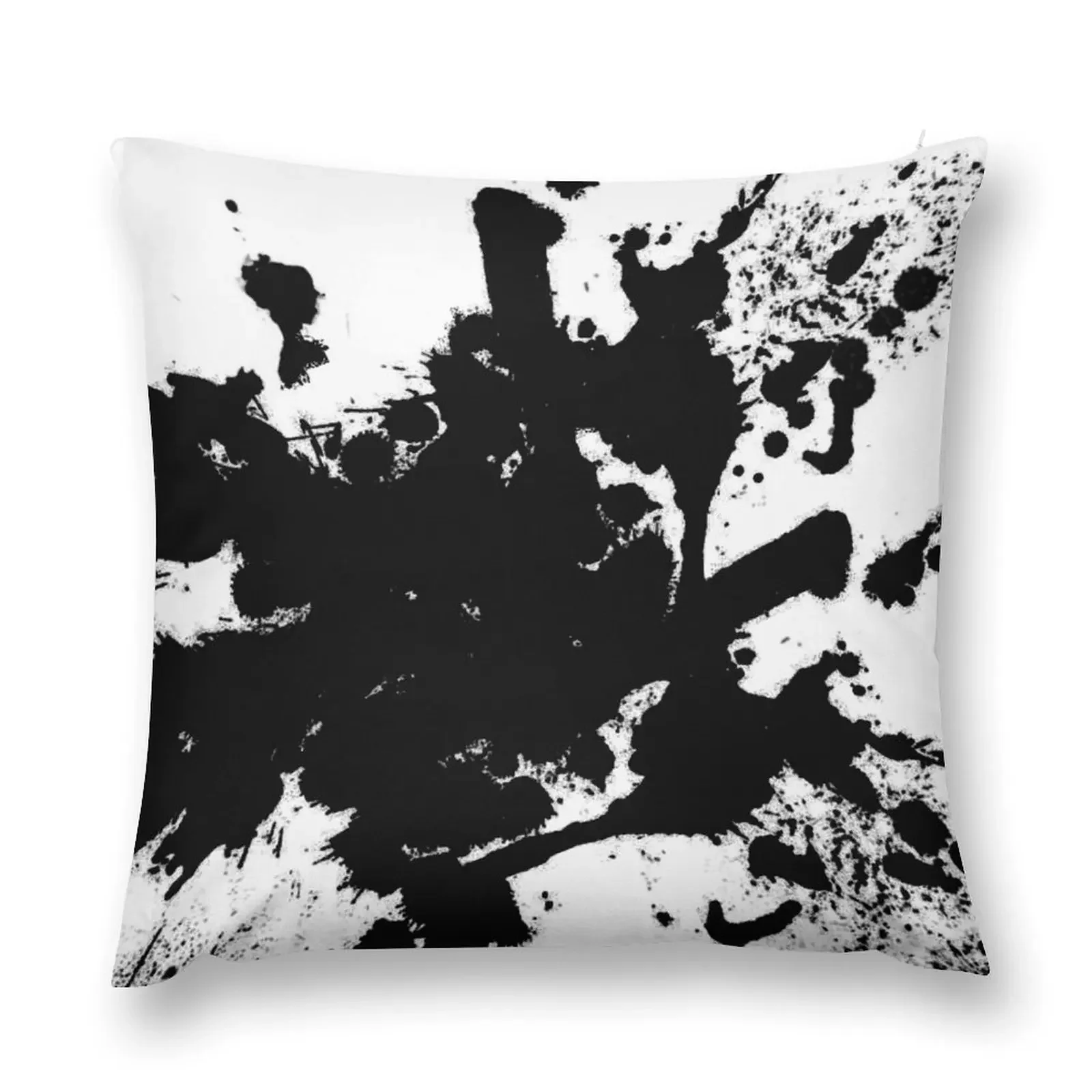 Black Splat Throw Pillow sleeping pillows pillow cover christmas pillow