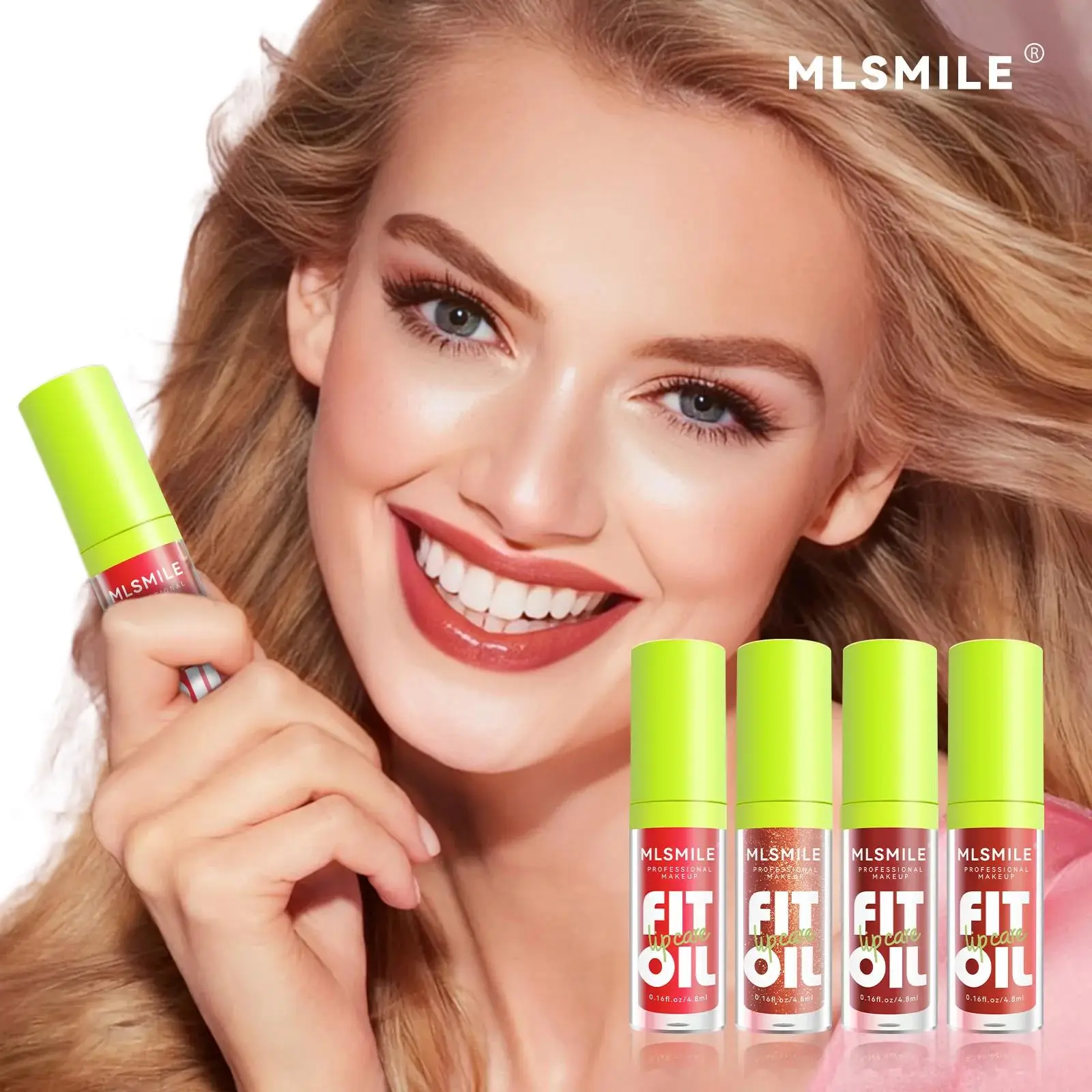 4-teiliges Set Spiegelperlen-Lipgloss, langanhaltend, feuchtigkeitsspendend, feuchtigkeitsspendend, klares Lippenbalsamöl, mehrfarbige Lippenverbesserung