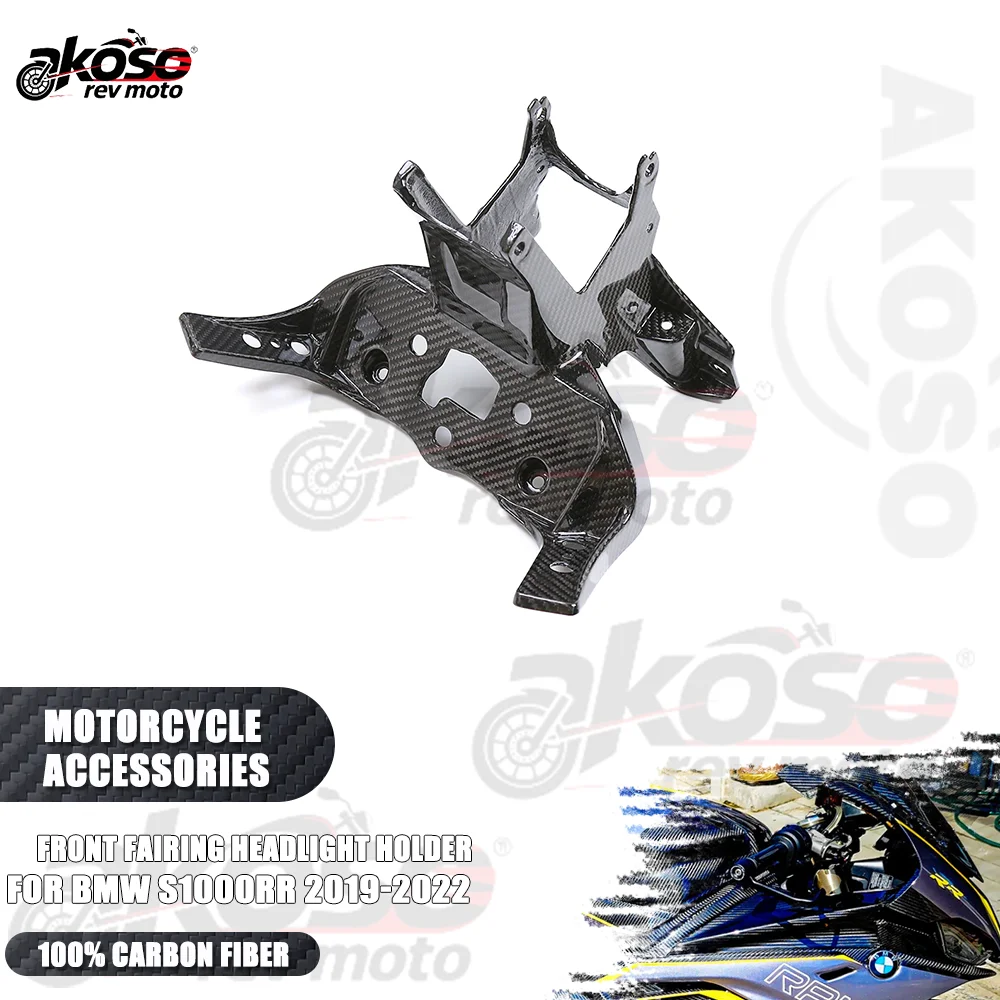 

Motorcycle Front Fairing Headlight Holder Modifion For BMW S1000RR 2019 2020 2021 2022 Front Fixed Bracket Accessories Supplies