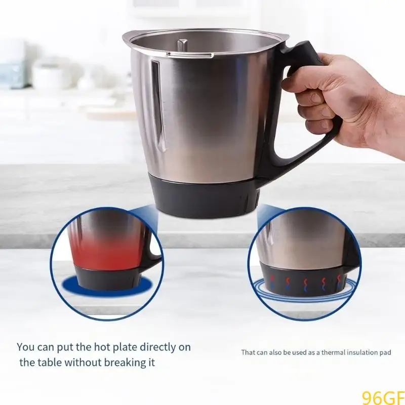 96GF Mixer Base for Thermomix TM31 Mixing Bowl Plate with Safety Lock Buckle Kitchen