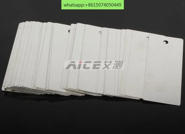 

100 pcs (Horseplate) paint test iron plate 150x70/120x50 adhesion hardness impact flexible bending