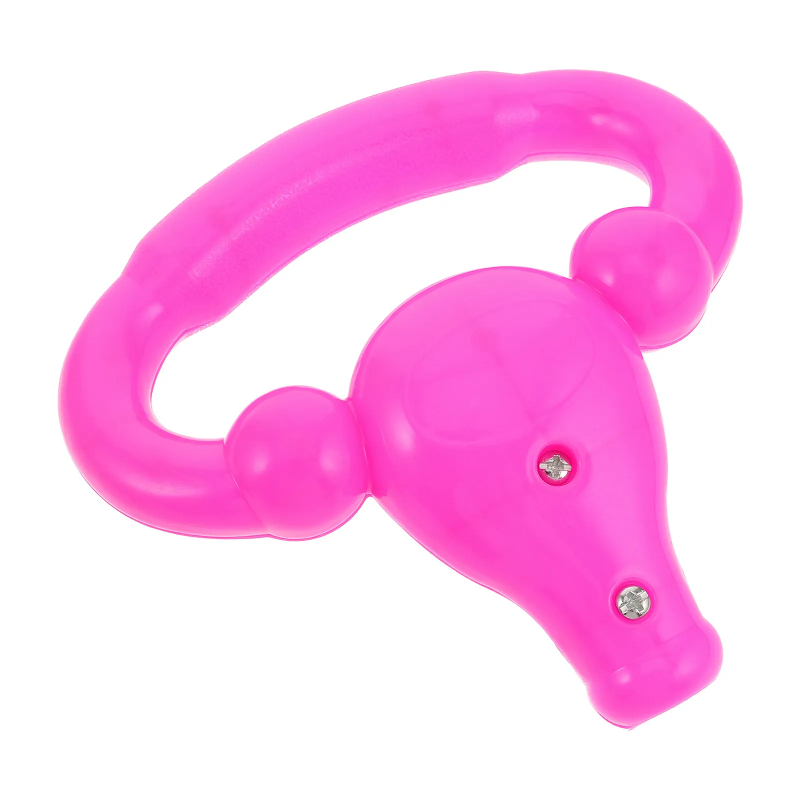Kids Tricycle Push Handle Sturdy Safety Install Antislip for Outdoor Riding Parks Sidewalks Kid Steering Wheel