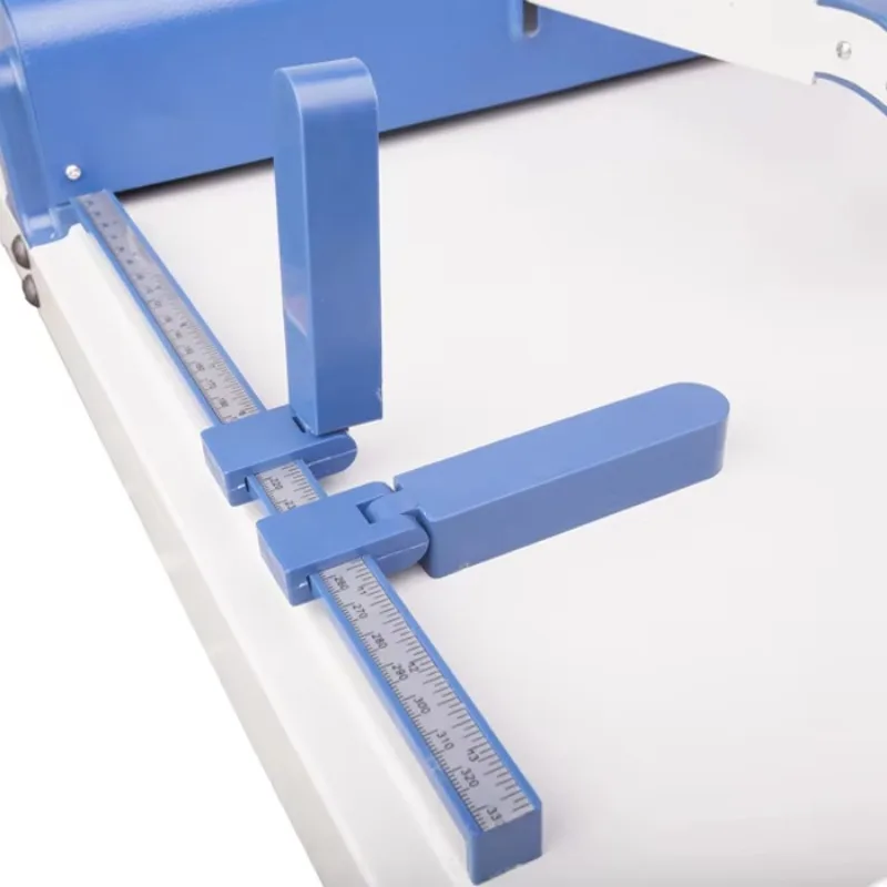 Máquina plegadora A3, máquina plegadora de papel de 460 Mm, plegadora y perforadora de papel Manual 3 en 1 para puntuación de libros de tarjetas de papel