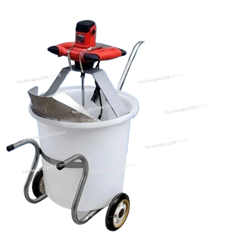 

Транспортный грузовик с ковшом для смешивания 70 л, самовыравнивающийся цемент на гипсовой основе, можно нагрузить в ведро для смешивания.