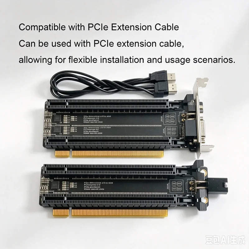 aa-for-adt‑link-gen4-gen3-pci‑e-40-x16-tarjeta-de-expansion-bifurcada-1-a-2-x8x8-con-circuito-integrado-de-division-de-reloj-y-fuente-de-alimentacion-sata