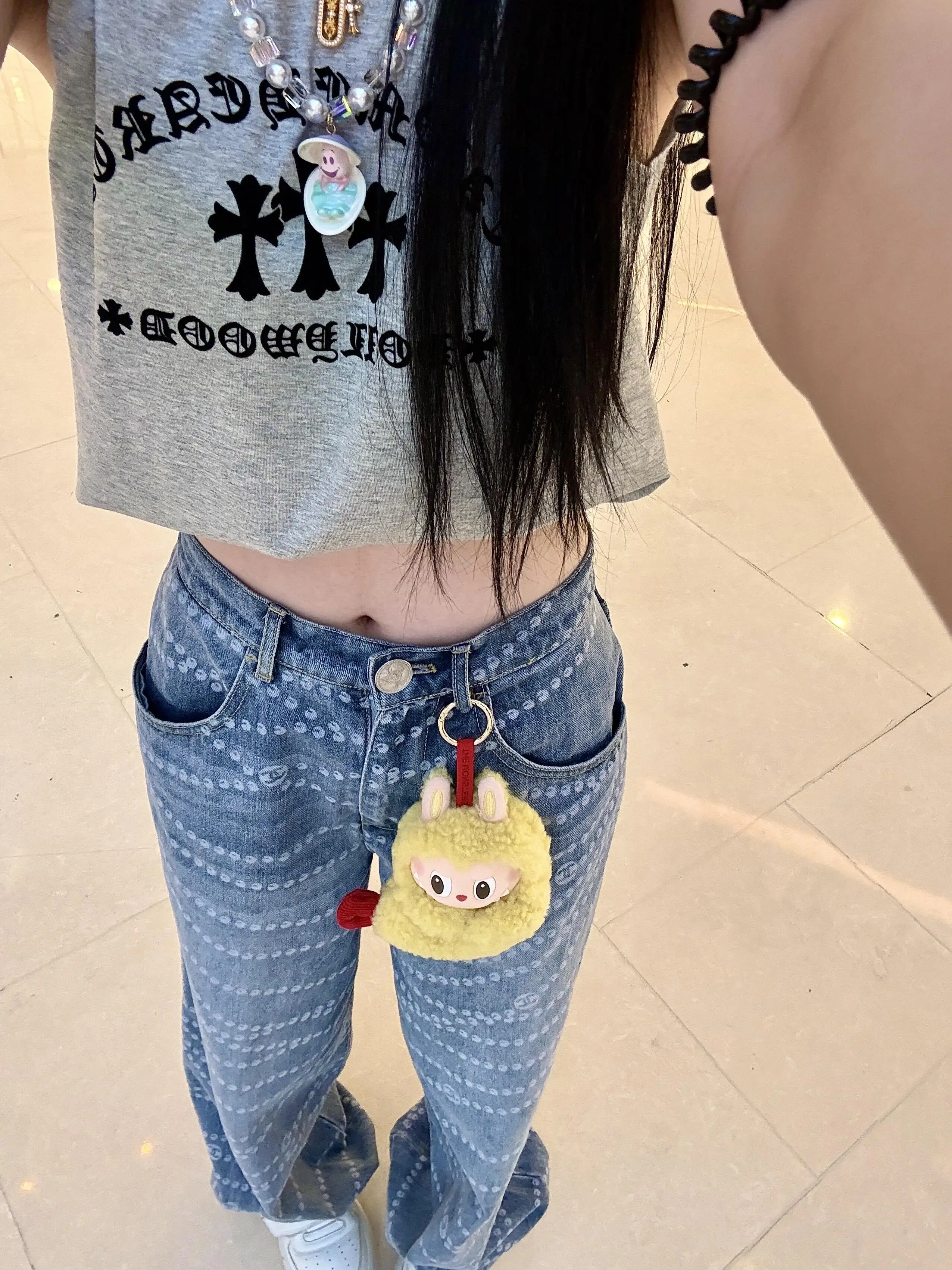 

New doll, Tianpu shrimp earphone case, vinyl plush, beautiful doll dress, bubuLA earphone case #V#3#