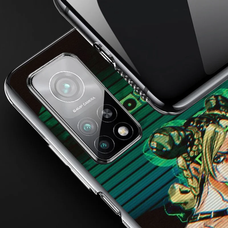 JoJo Bizarre Adventure Jolyne Cujoh Cover Phone Case For Xiaomi Redmi Note 13 12 11 10 Pro Plus 12S 11S 11T 11E 10S 9 9S 8 8T 7