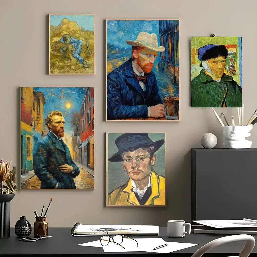 Great Painter Vincent Van Gogh Poster Paper Print Home Living Room Bedroom Entrance Bar Restaurant Cafe Art Painting Decoration