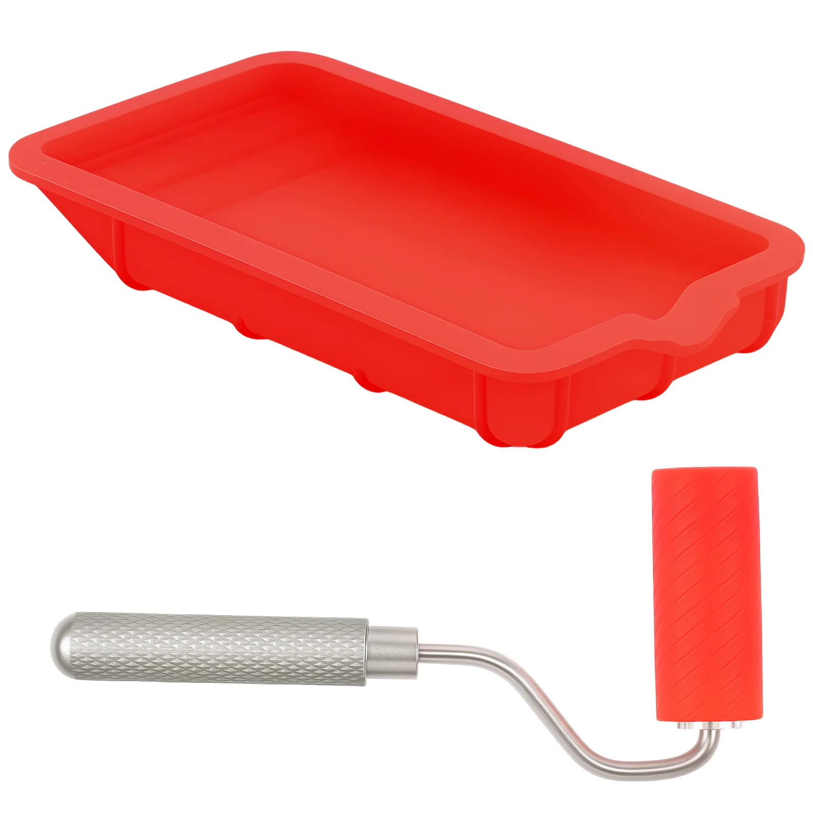 

Paint Tray Reusable Paint Set Wood Glue Roller and Tray Efficient Woodworking Tool Paint Tool Combination for Artwork Art Craft