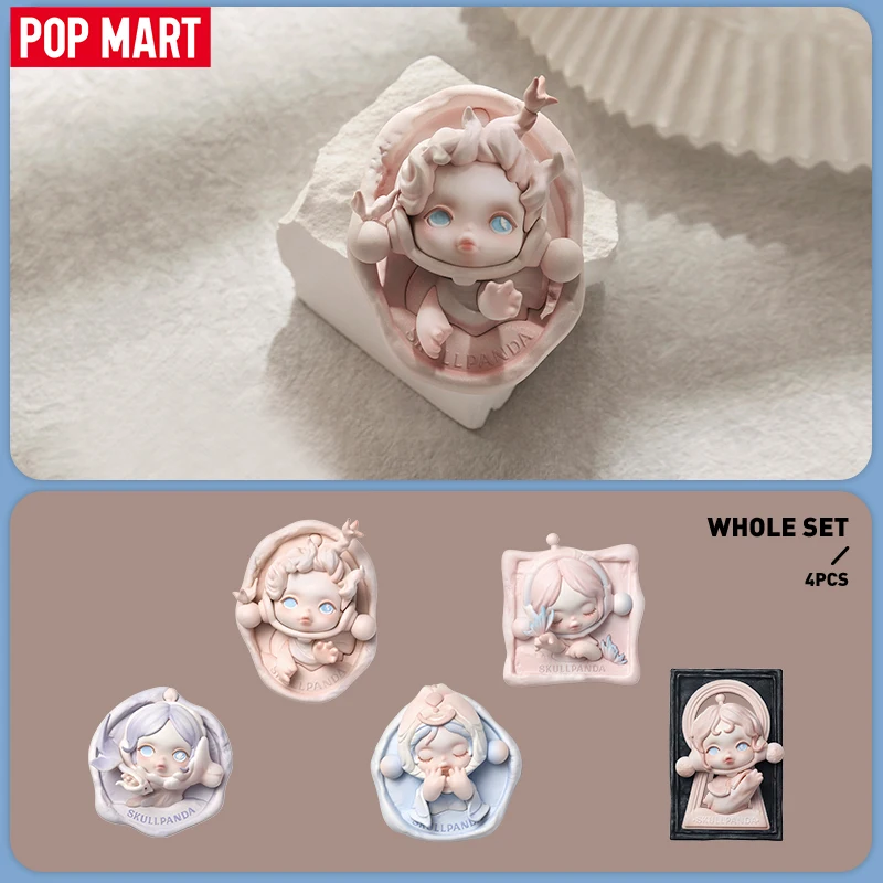 

POP MART SKULLPANDA The Paradox Series Fridge Magnet Mystery Box Genuine Blind Box Guess Toys Bag Ornament Figurines Home Decor