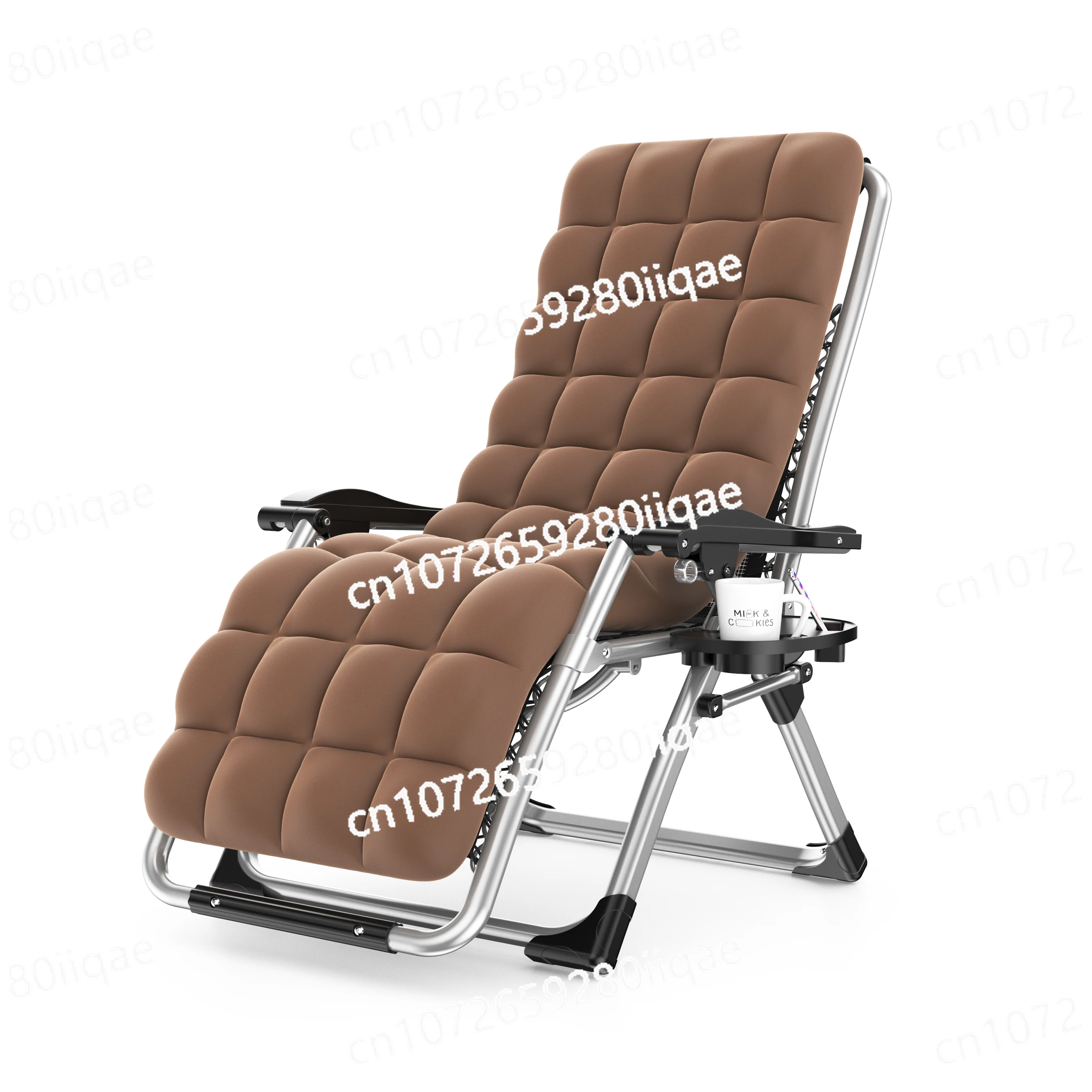 

Folding Lounger Chair With Cushion 9kg Outdoor Sun Garden Beach Zero Gravity Terrace Relaxing Lawn Chair