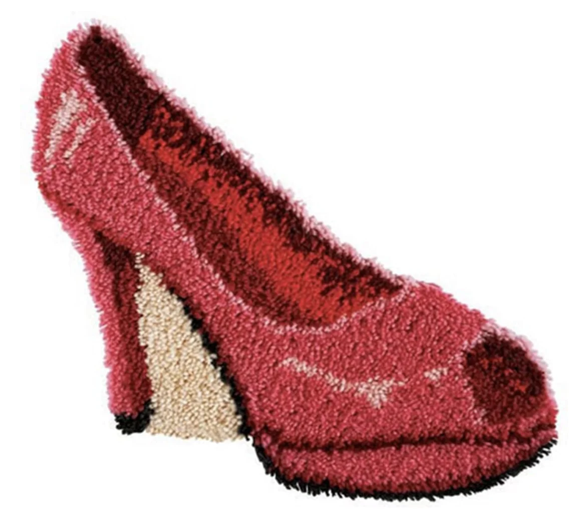 

Latch Hook Rug Kits for Adults - high heels, 20.5"x18.9"