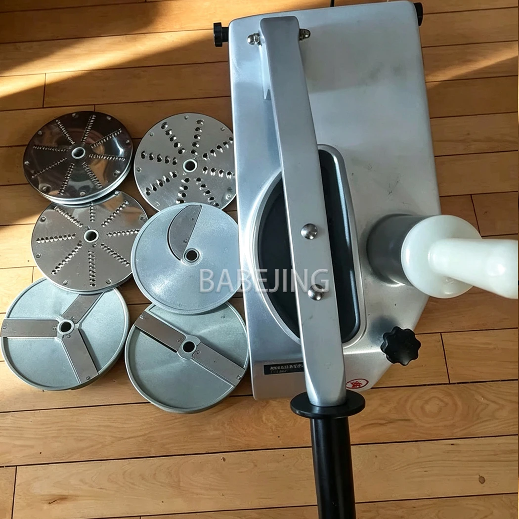 Desktop Electric Vegetable Cutter Machine Commercial Cheese Shredder for Restaurant Veggie and Cheese Processing