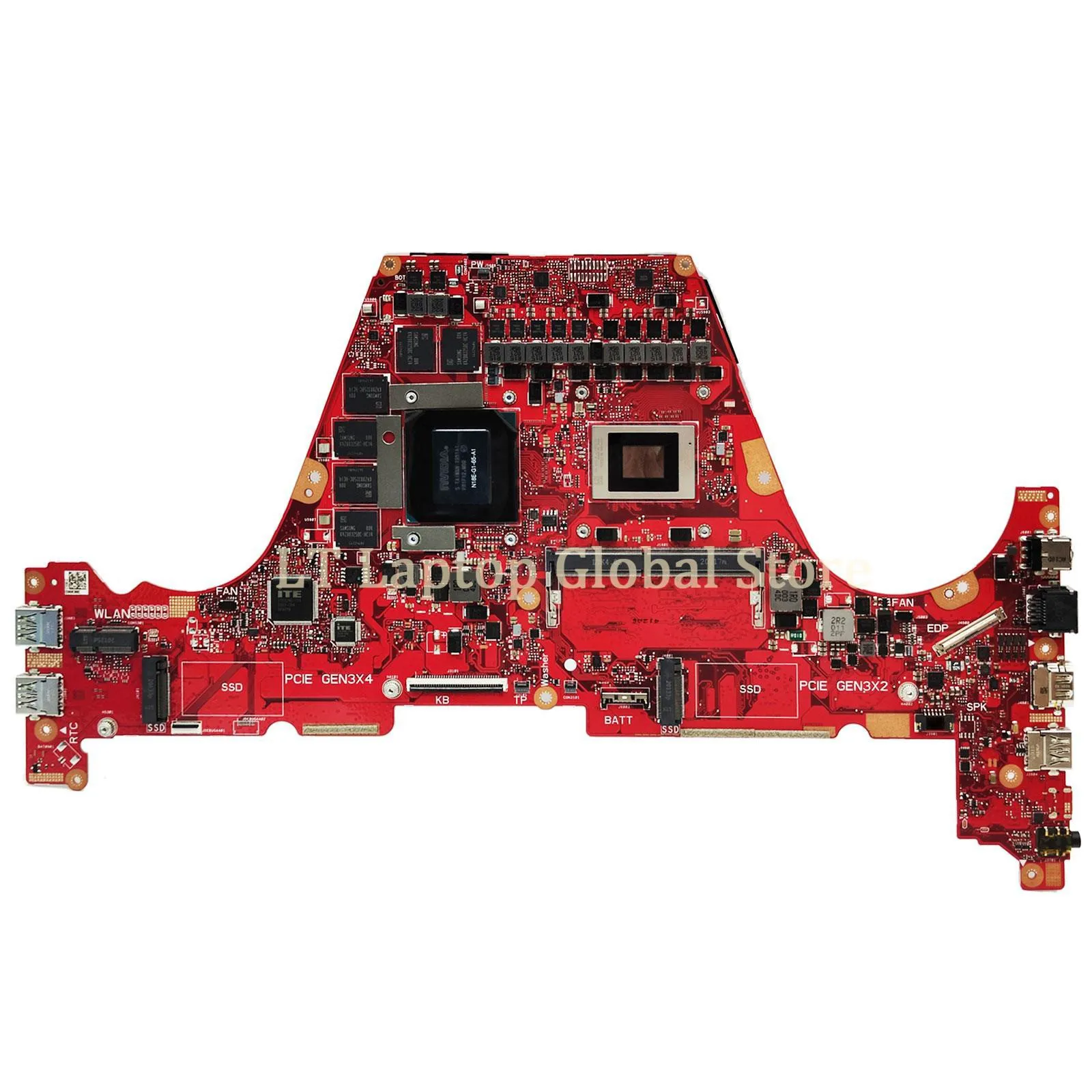 Imagem -02 - Laptop Ga502iu Mainboard para Asus Ga502iv Ga502 Ga502 Ga502du Ga502i Laptop Placa-mãe r5 r7 r9 Gtx1660ti V6g Rtx2060 6g Ram 8gb lt