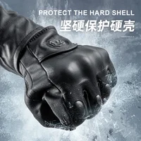 ORZ motorcycle riding gloves, goatskin, full-finger gloves, gloves for motorcycles, gloves - Image 3