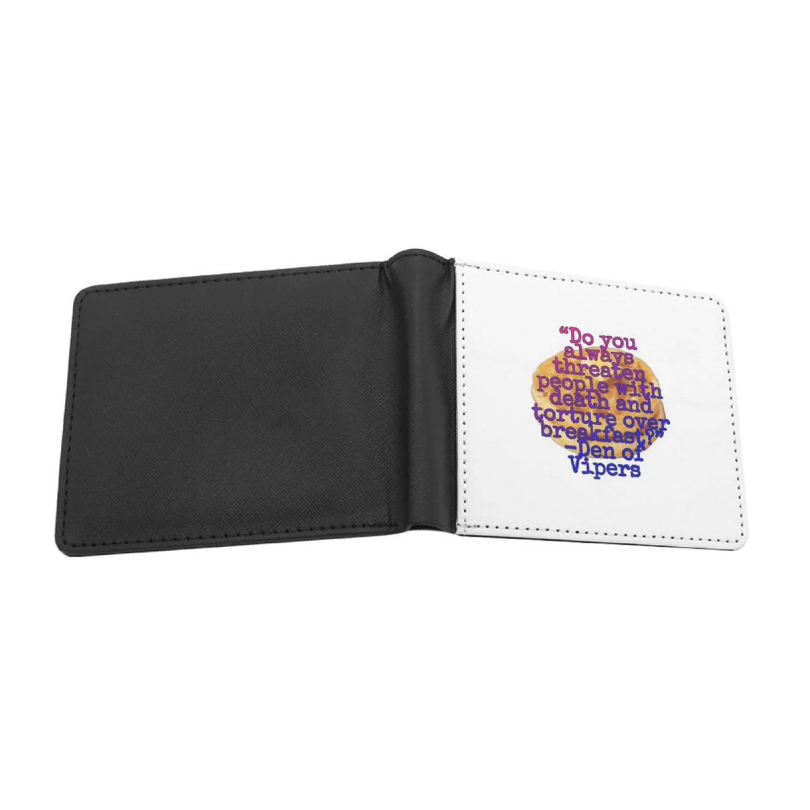 Den Of Vipers Quote Men Women Pu Leather Wallet Credit Card Holder Wallet Short Purse Den Of Vipers Book Quotes Strachan1