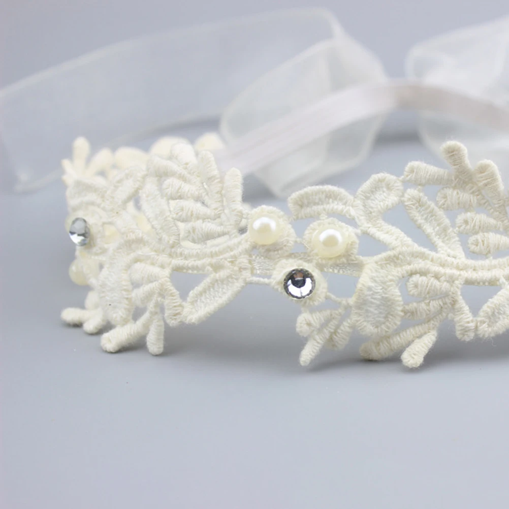 

2pcs Lace Hair Band Baby Headwrap Delicate Floral Design Durable Headband For Kids Christmas Party Adorable