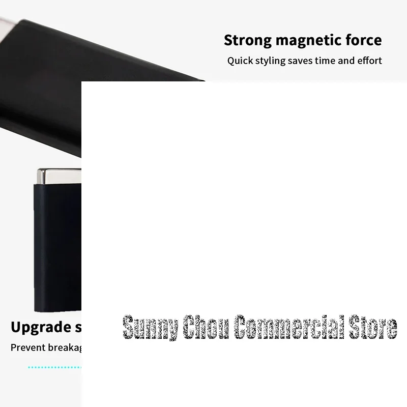 Ímã magnético forte de gel para unhas, olho de gato, curto, quadrado, vara magnética, engrossar, salão de beleza, ímã com capa protetora de silicone, 1 peça