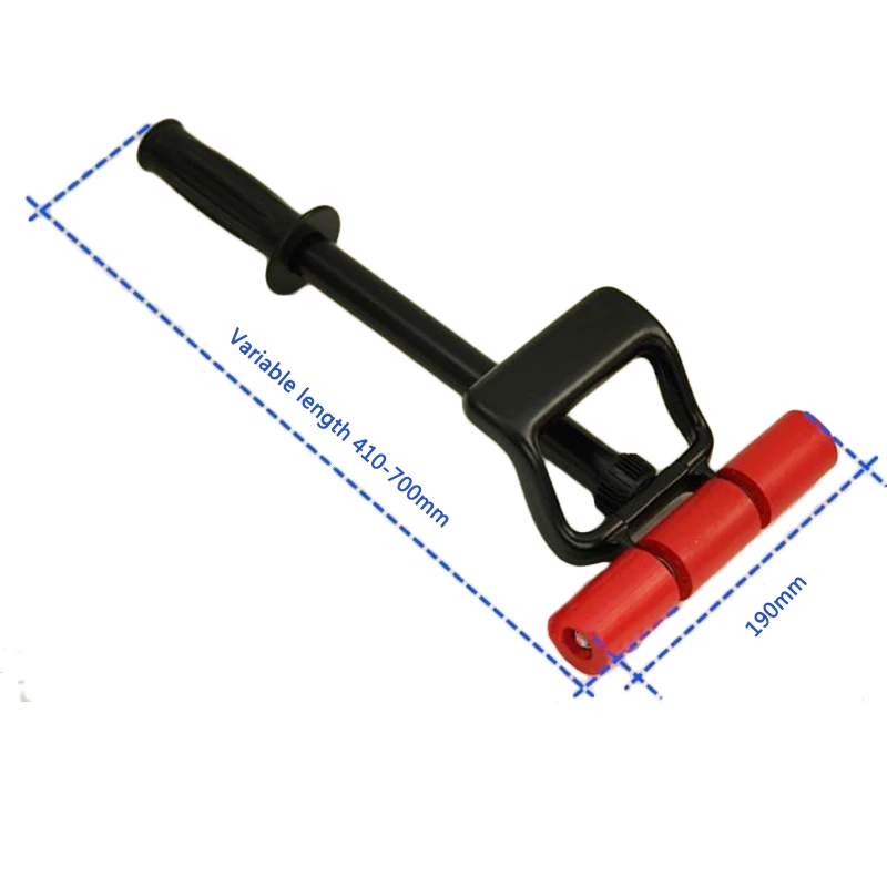 Herramientas de construcción de suelo de PVC, rodillo de presión de plástico para pared y suelo, dos usos para cepillar la pared