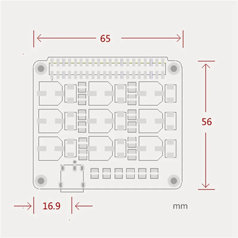 AS95-2X Scheda di purificazione del filtro di potenza per Raspberry Pi DAC Scheda di decodifica audio Modulo di espansione HIFI F11-003(A)