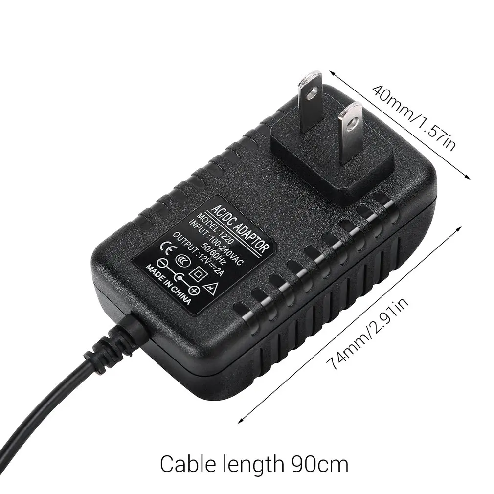 DC 12V 2A AC Adapter Power Supply Transformer Power Adapter Converter Wall Charge Adapter For Professional Home Use