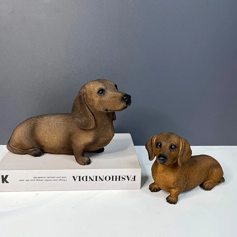 

Dachshund Home Decoration Animal The Dog Statue Room Decor Figurine Sculpture Sculptures and Figurines Decorations Crafts Garden