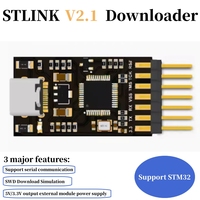 STLINK downloader, STLink downloader V2.1, supports serial STM32 debugger and simulation STLink
