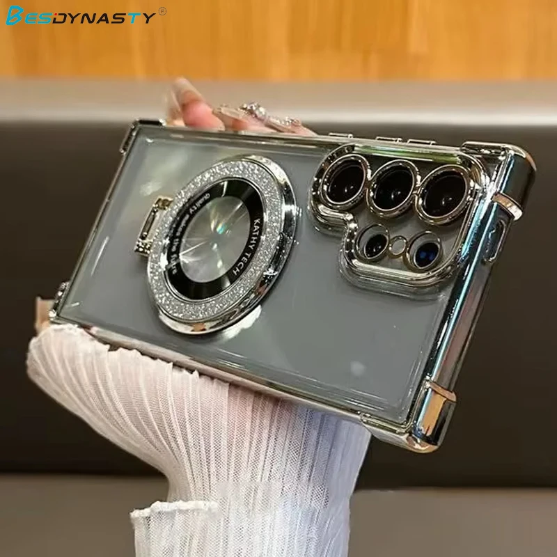 삼성 갤럭시 S26 S25 엣지 S24 FE 노트 20 울트라 S22 플러스용 맥세이프 스... - 4