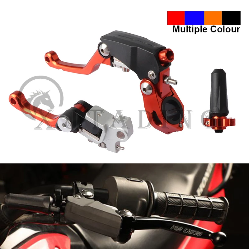 

Motorcycle CNC Aluminum Labor-saving Anti-slip Folding Clutch Brake Levers For CR CRF YZF EXC KLX Kayo T2 T4 T6 K2 K6 K6R KT250