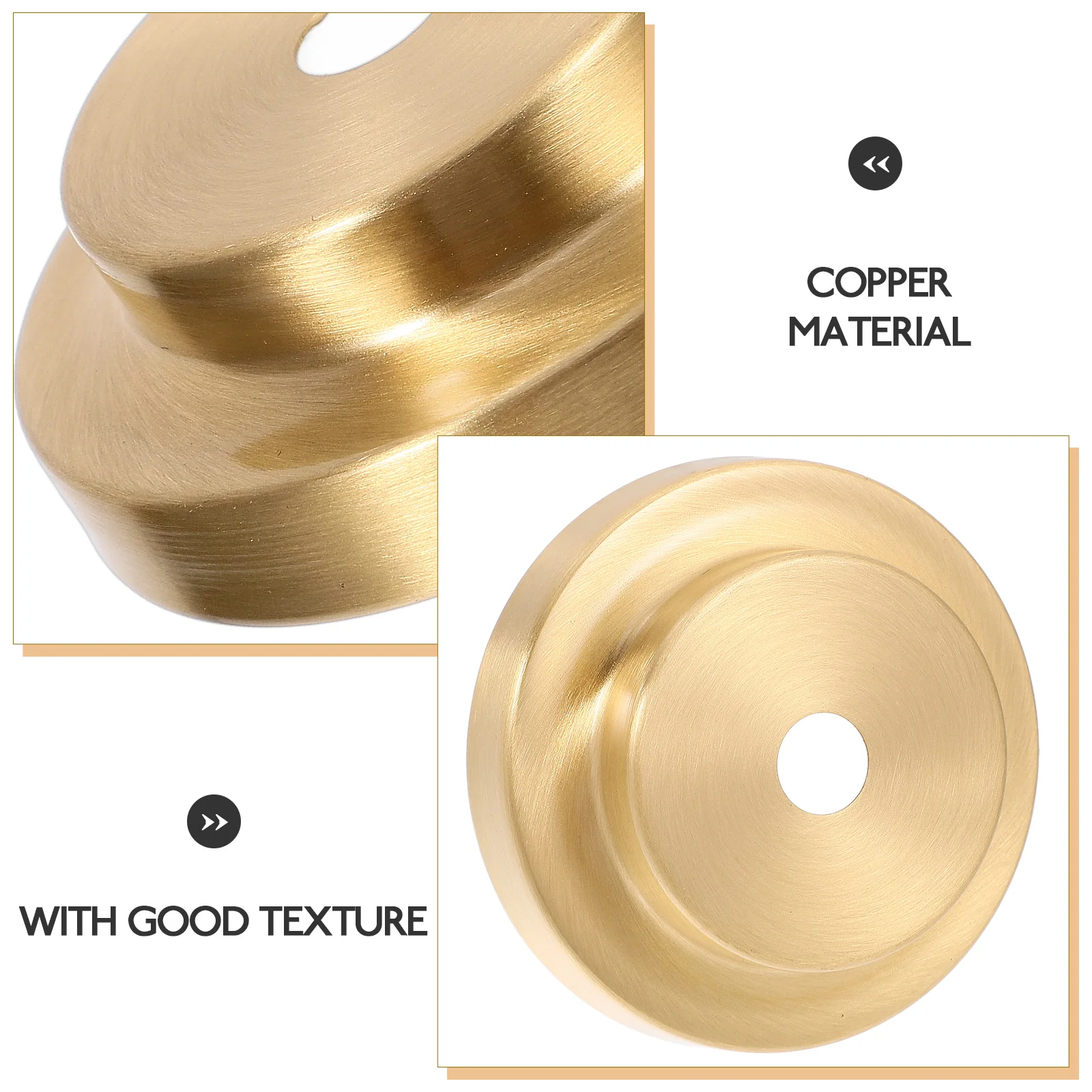 

Copper Ceiling Canopy Base Replacement Metal Mounting Bracket Cover Plate Pendant Light Fixture Parts For Home Corridors
