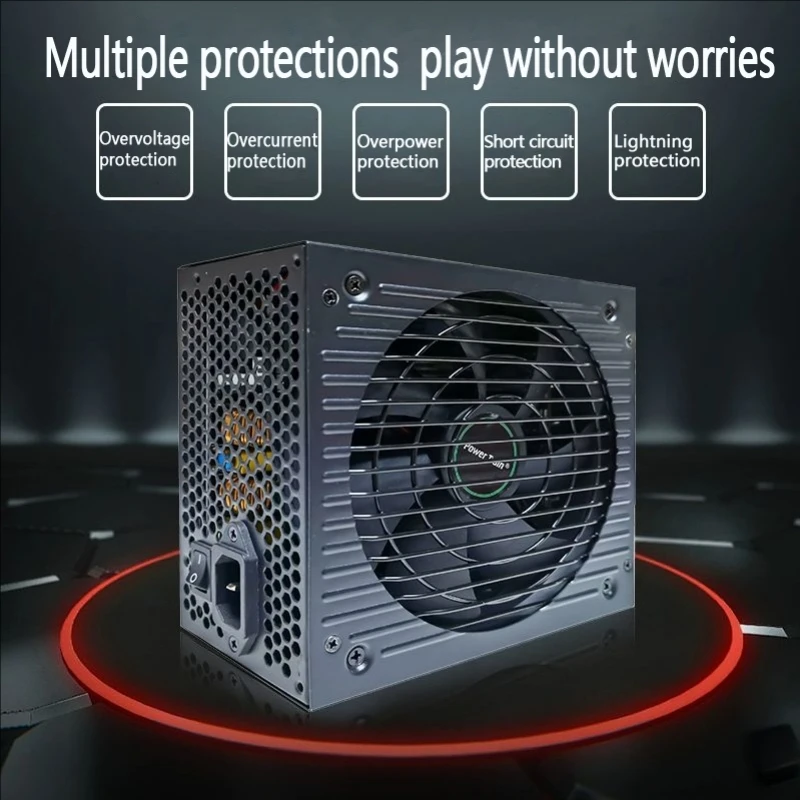 Power Train PC PSU Power Supply Unit  650W 750W 850W 1000W Gaming full module ATX Desktop computer Power Supply for BTC image 5